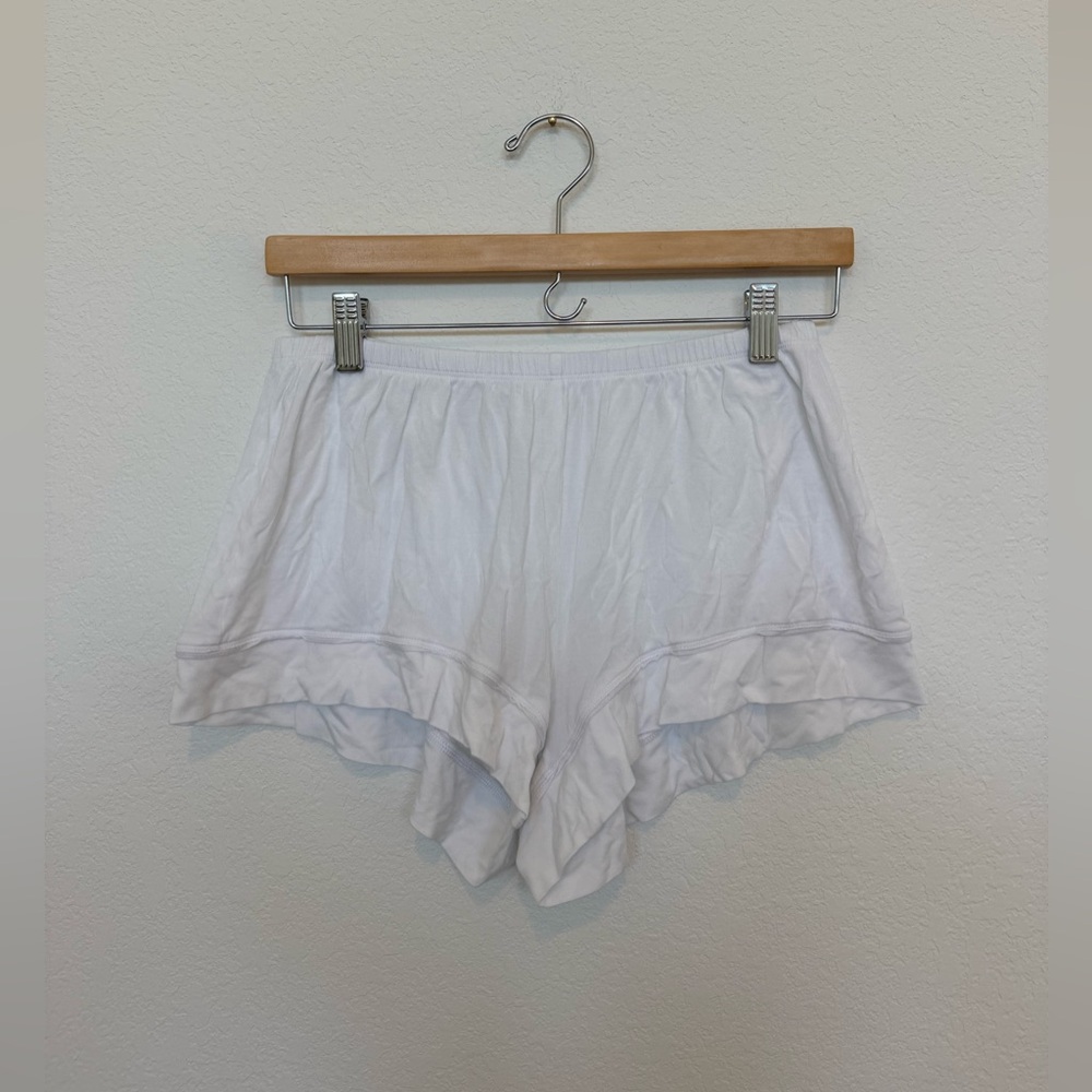 Eberjey Gisele Pajama Shorts Set, White Medium - Picture 3 of 5